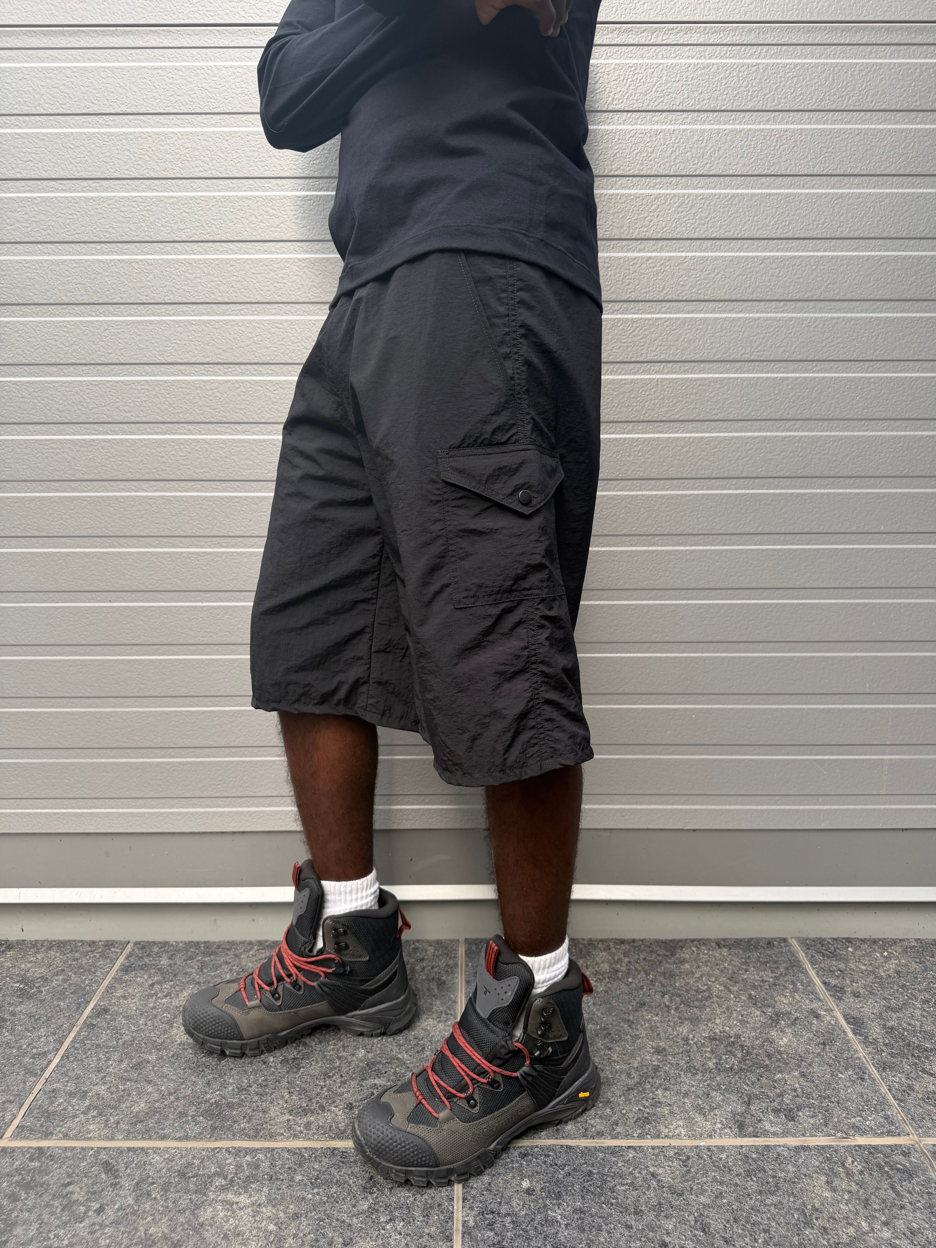 Nylon Tafetta Cargo Short