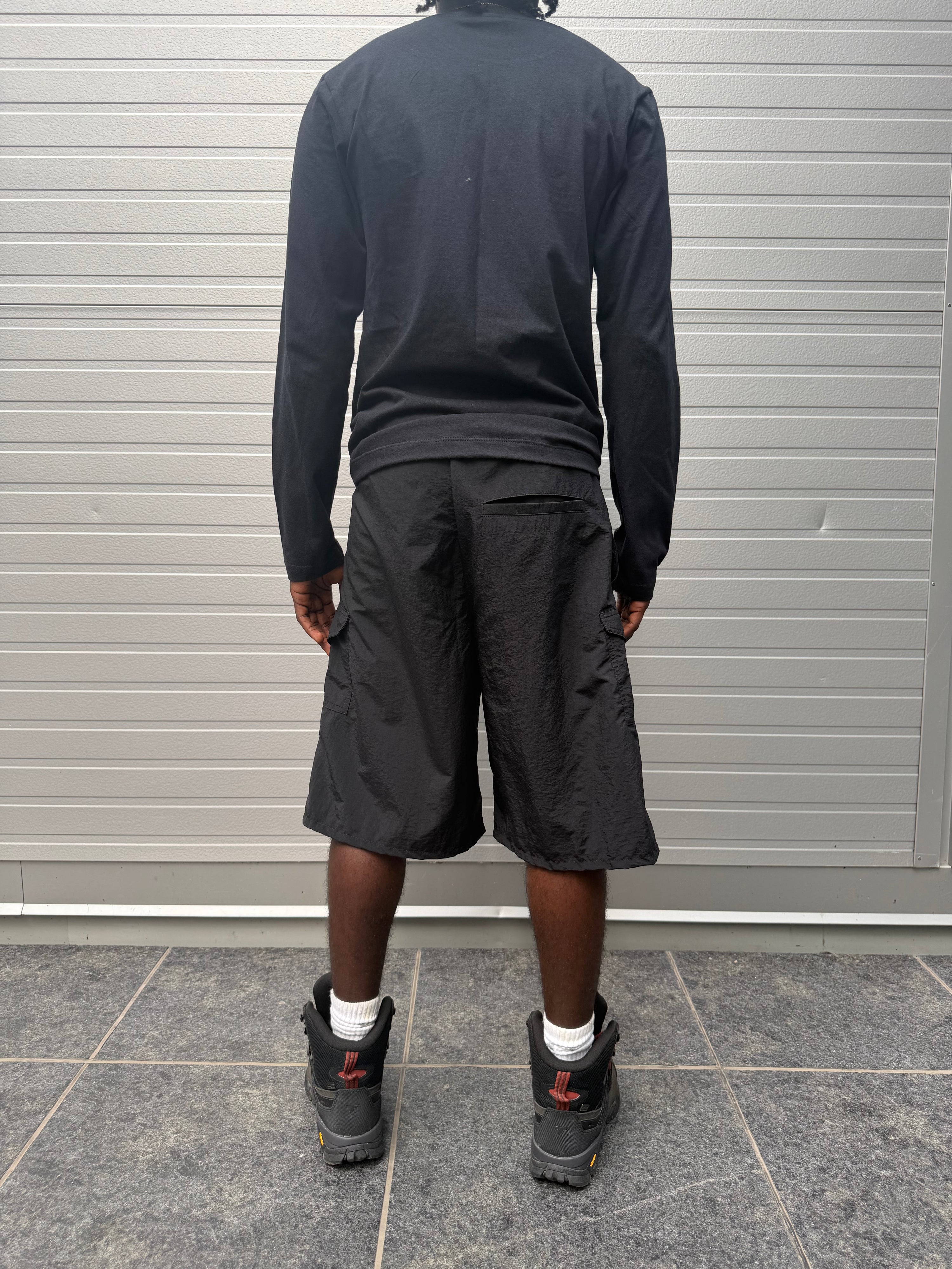 Nylon Tafetta Cargo Short