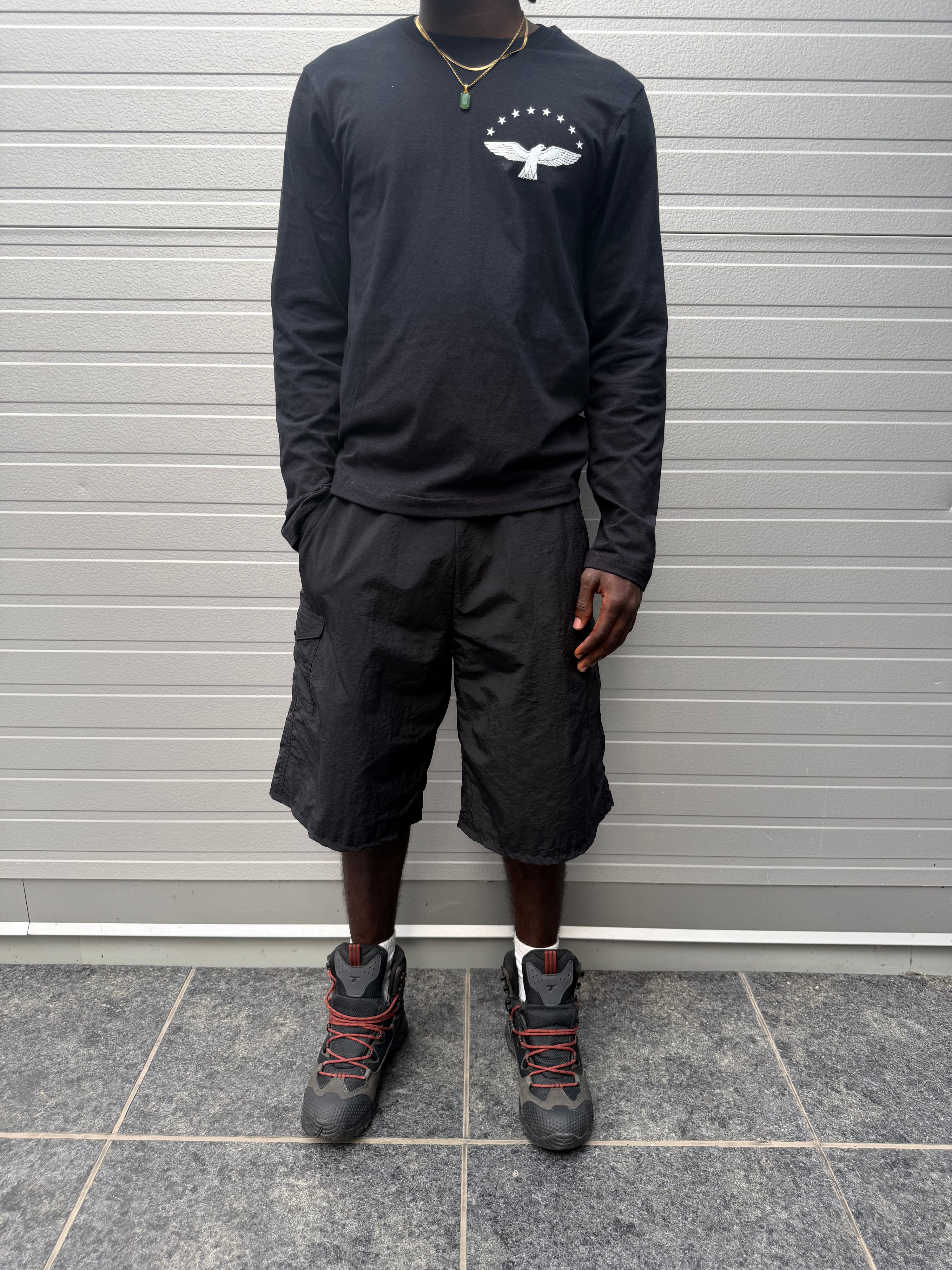 Nylon Tafetta Cargo Short